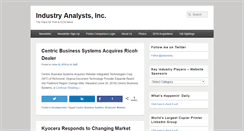 Desktop Screenshot of industryanalysts.com