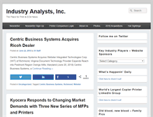 Tablet Screenshot of industryanalysts.com